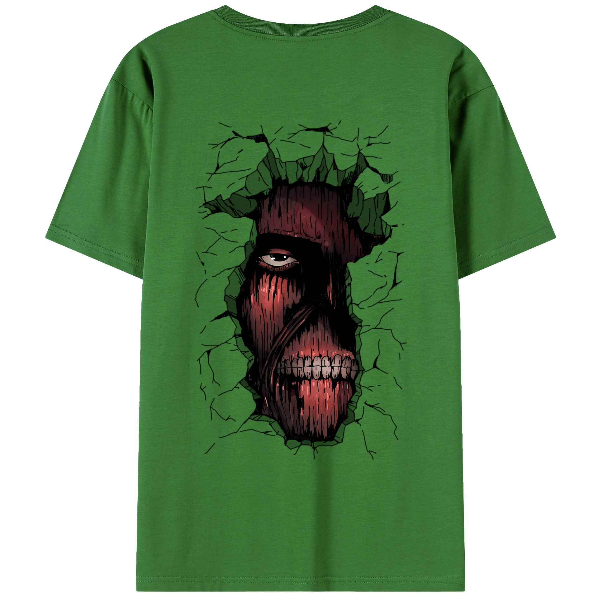 （画像用） 進撃の巨人 Attack on Titan レディース半袖Tシャツ(バックプリント)